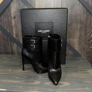 YSL seta Calf Nero